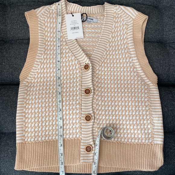 Re/Done Cardigan Vest - Picture 4 of 5